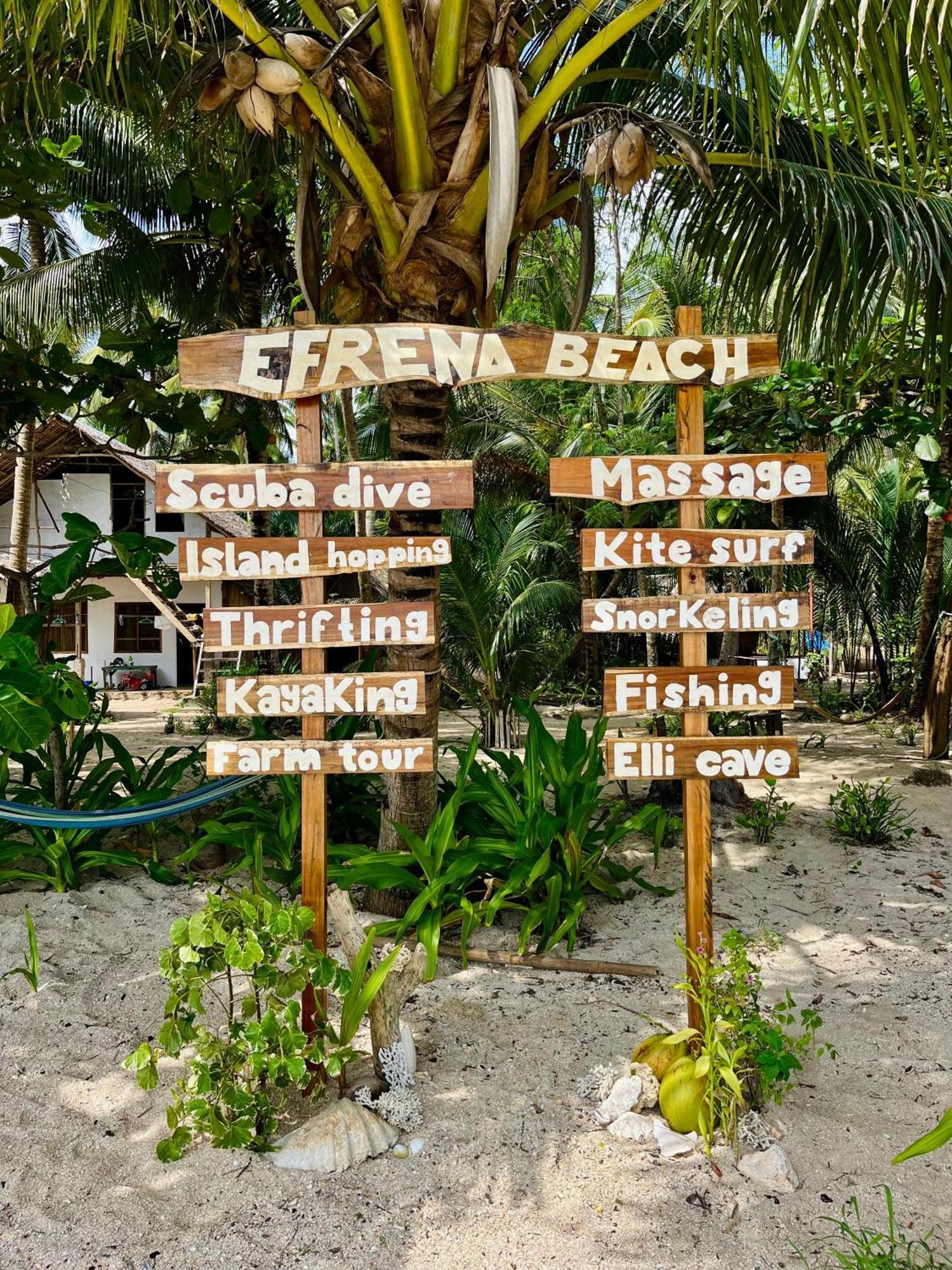 Efrena Agro Tourism Beach エルニド エクステリア 写真